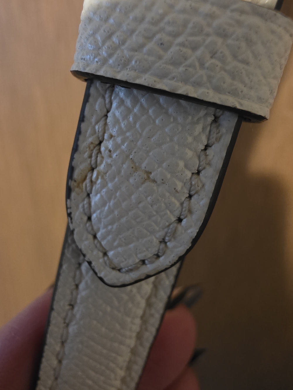 Coach Rowan Satchel F79946 Chalk White Pebbled Leather Crossbody Tote Bag - Picture 11 of 16